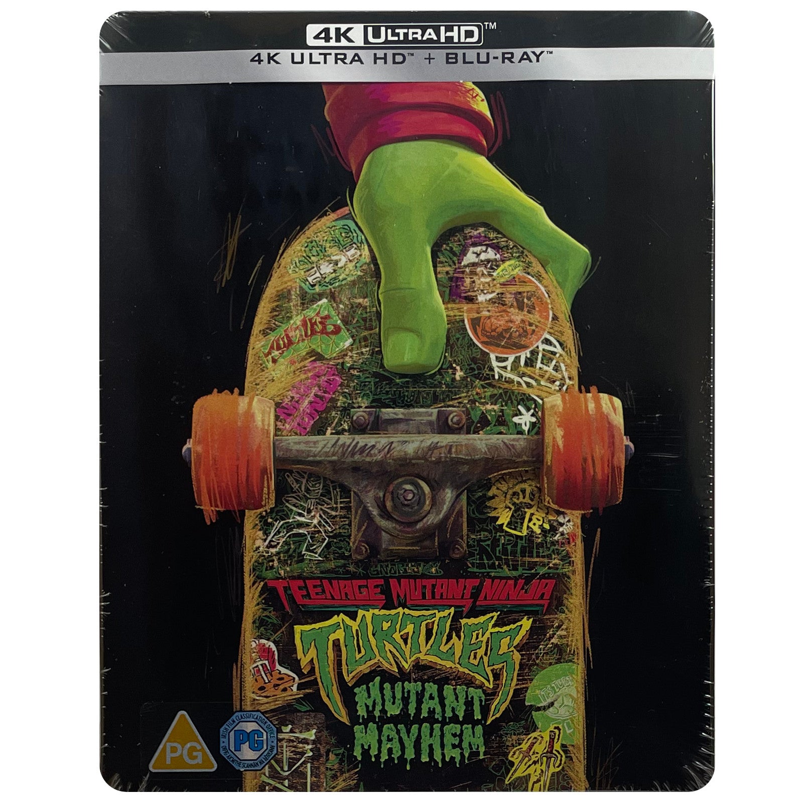 Teenage Mutant Ninja Turtles: Mutant Mayhem Steelbook [4K UHD] : Ice Cube,  Jackie Chan, Micah Abbey: Movies & TV 