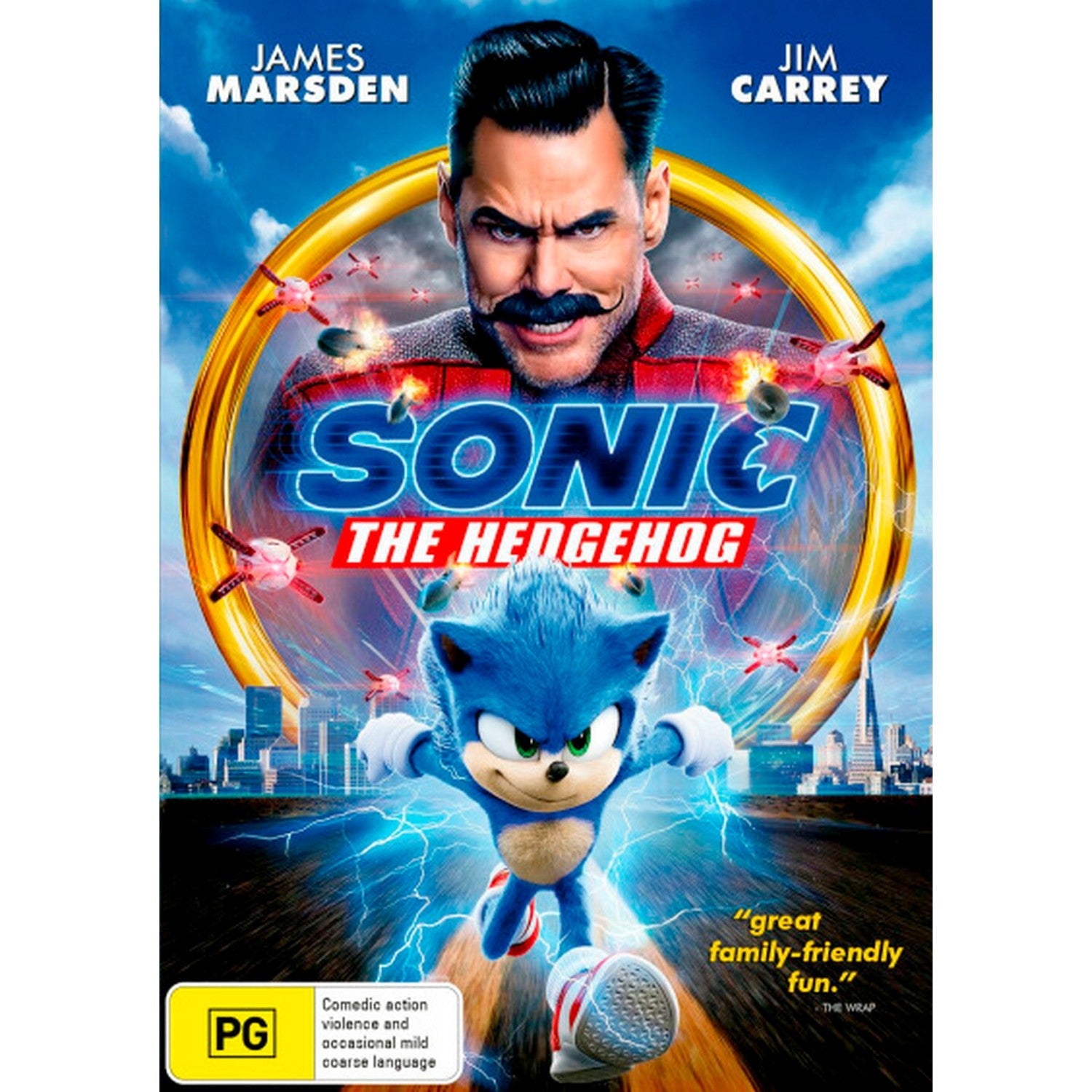 Sonic The Hedgehog 2020 Dvd Metal Movies