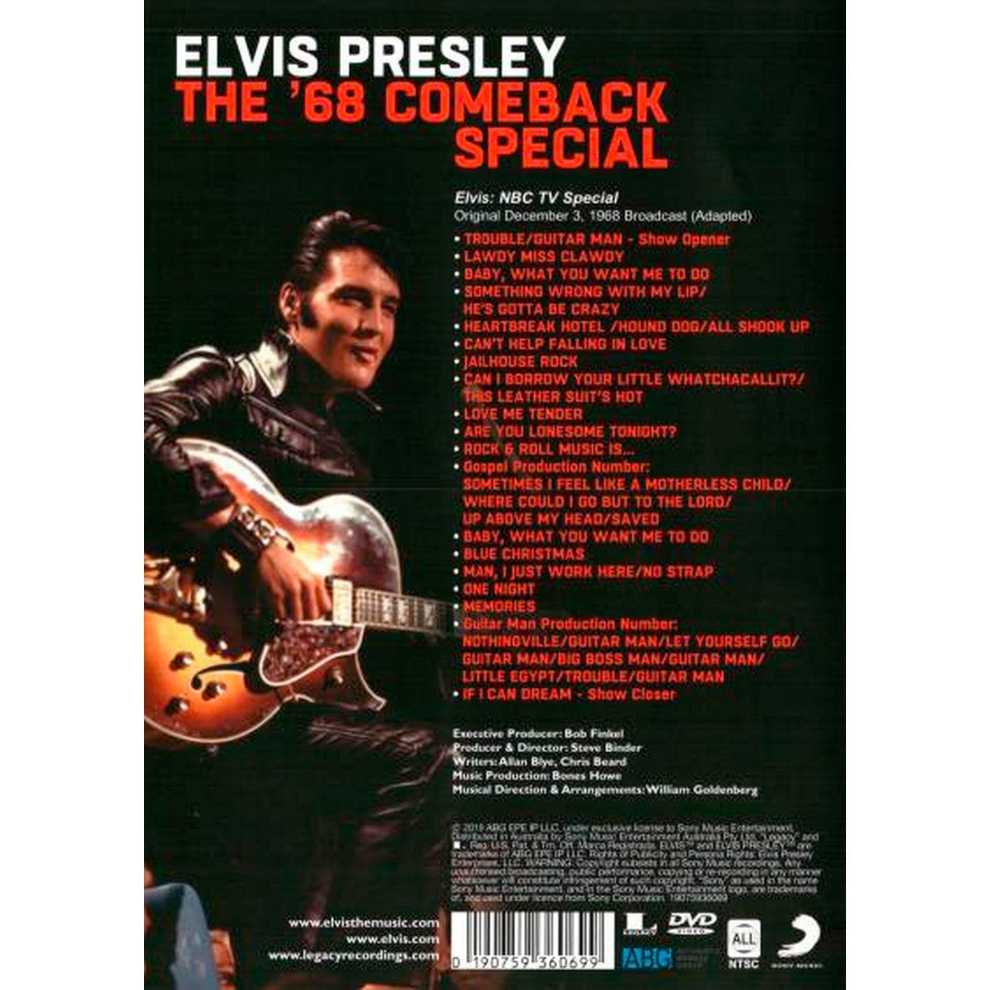 Elvis: The '68 Comeback Special DVD