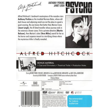 Psycho (1960) DVD