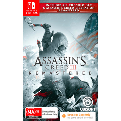 Assassins Creed 3 Remastered and Assassins Creed Liberation Dual Pack (Code in Box) (Nintendo Switch)