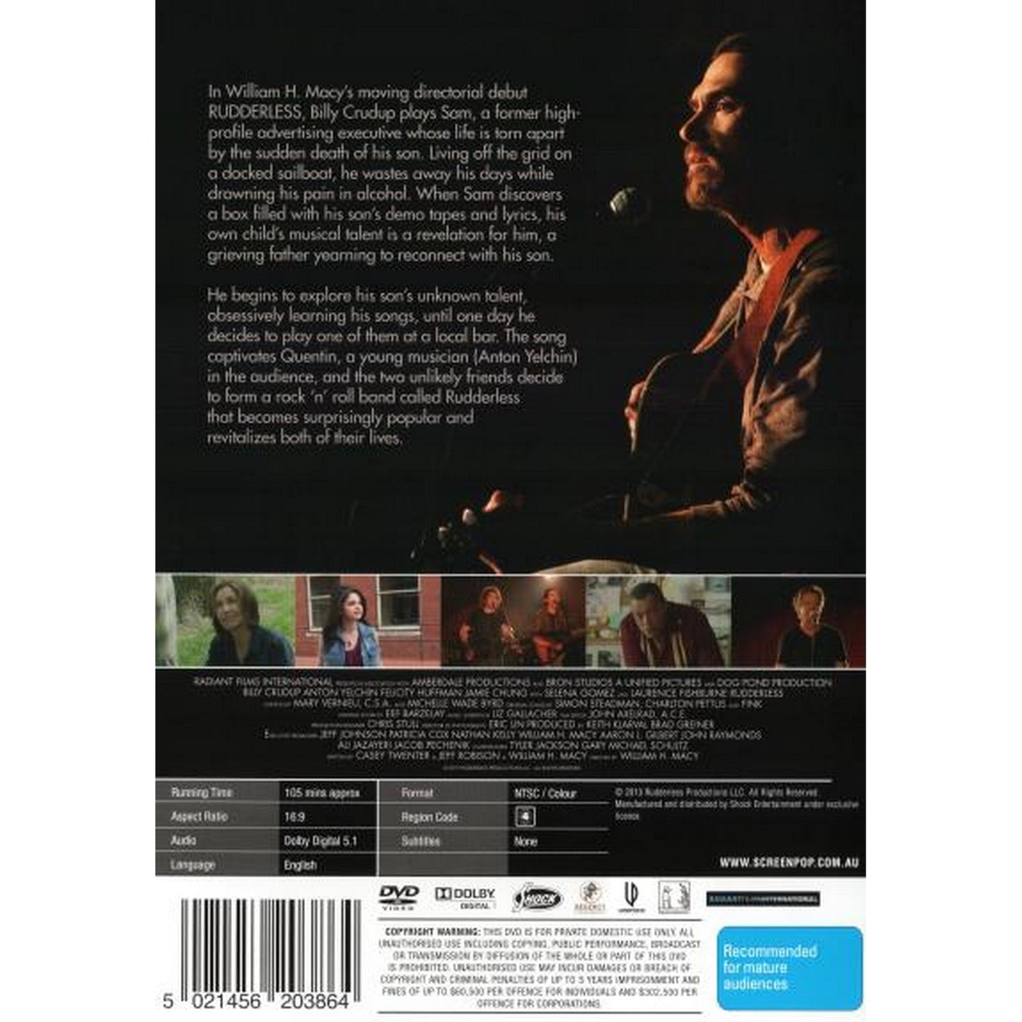 Rudderless DVD