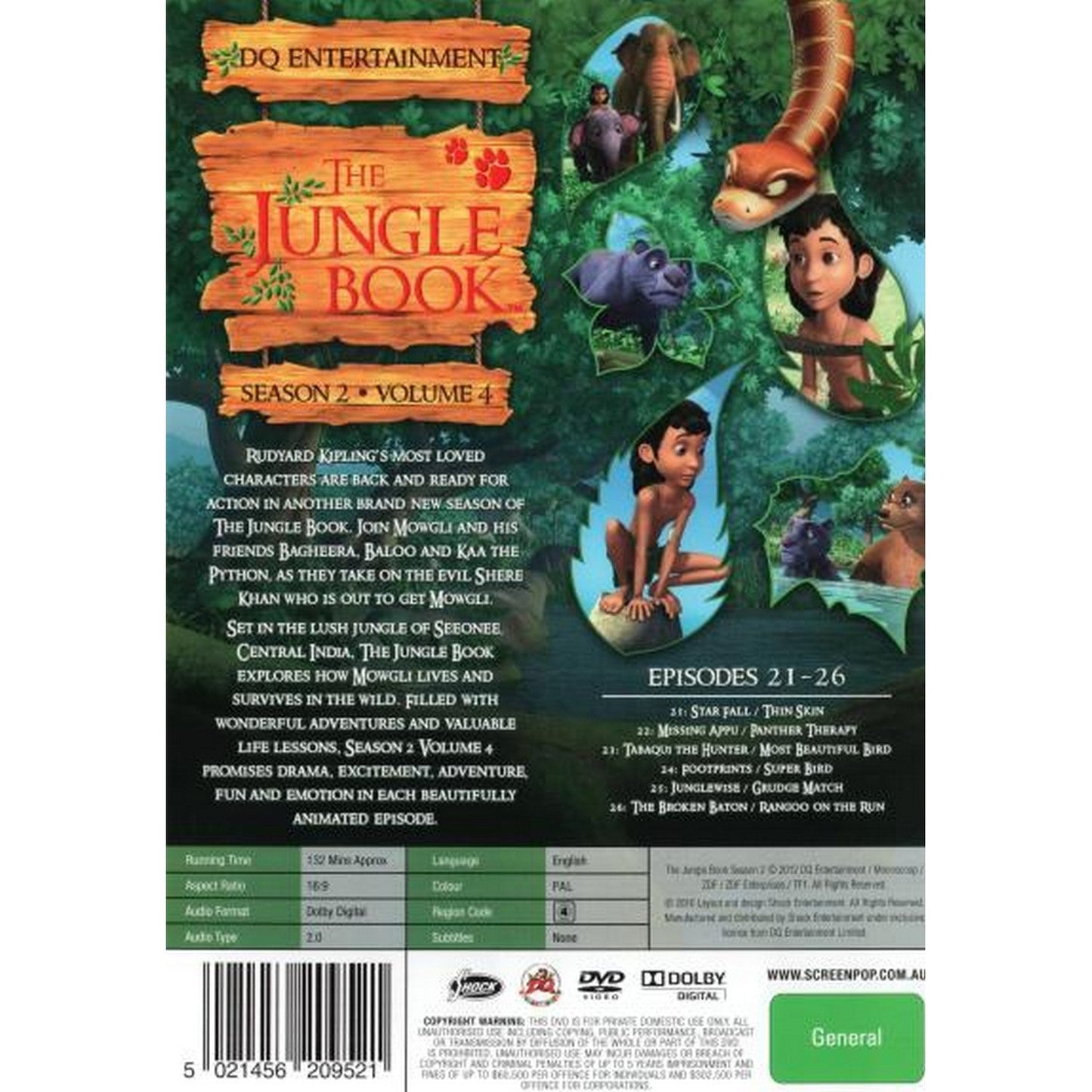 The Jungle Book (2010): Season 2 - Volume 4 DVD