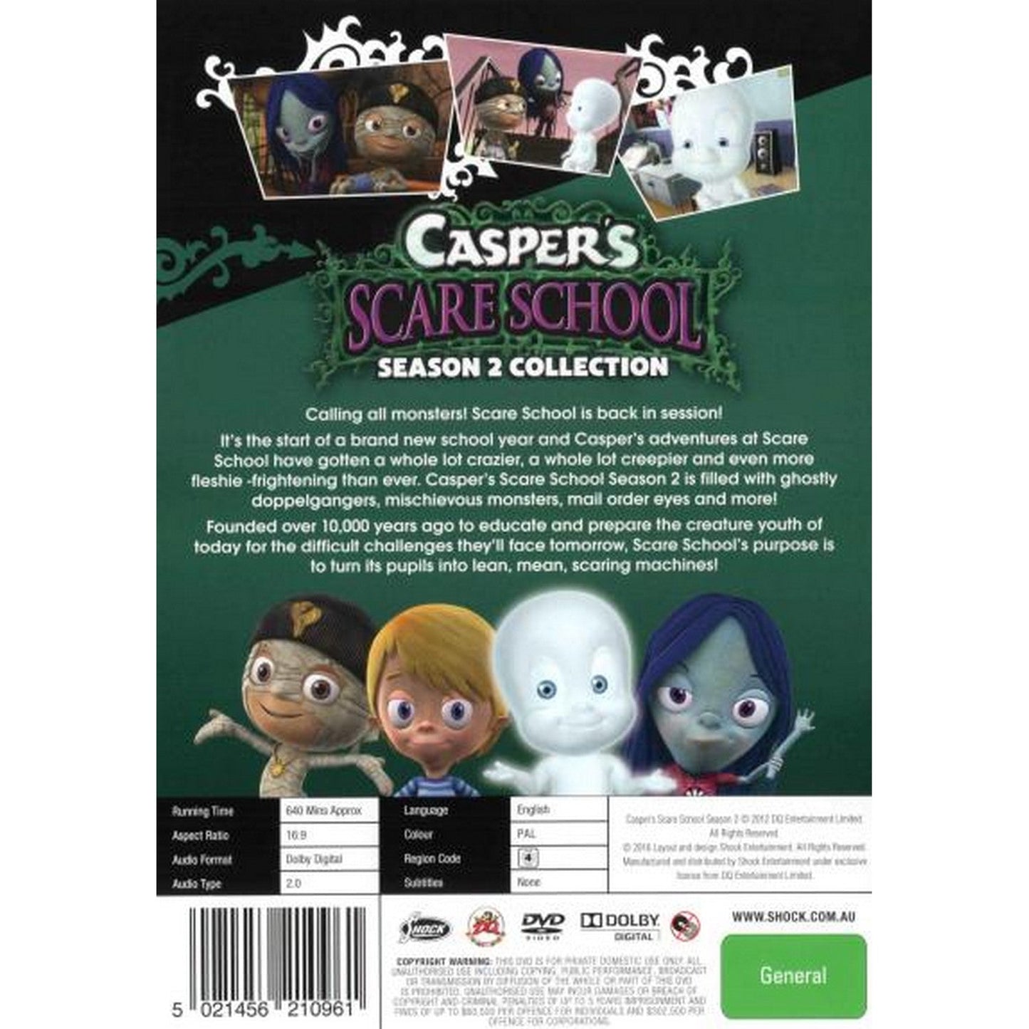 Casper's Scare School (2009): Season 2 Collection (Vol. 1 - 4) DVD