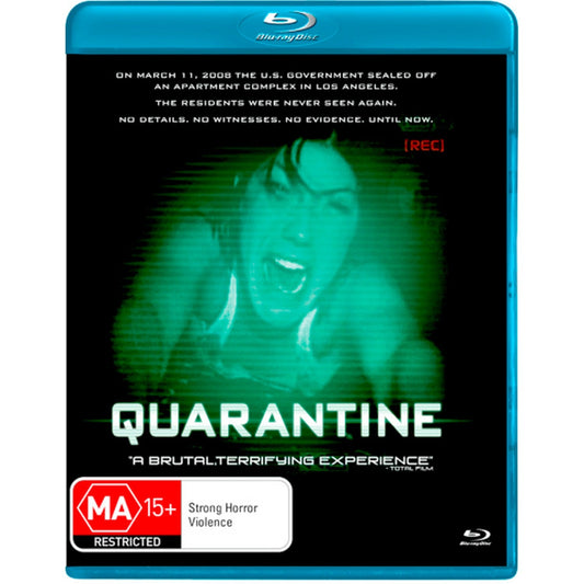 Quarantine Blu-Ray