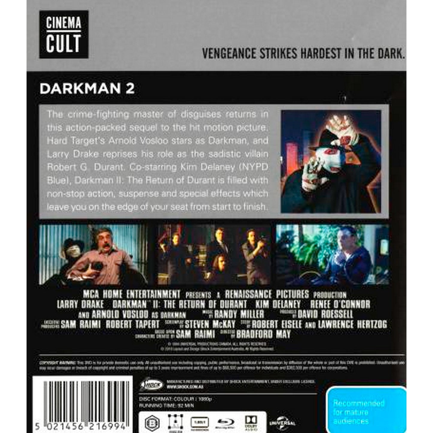 Darkman II: The Return of Durant Blu-Ray