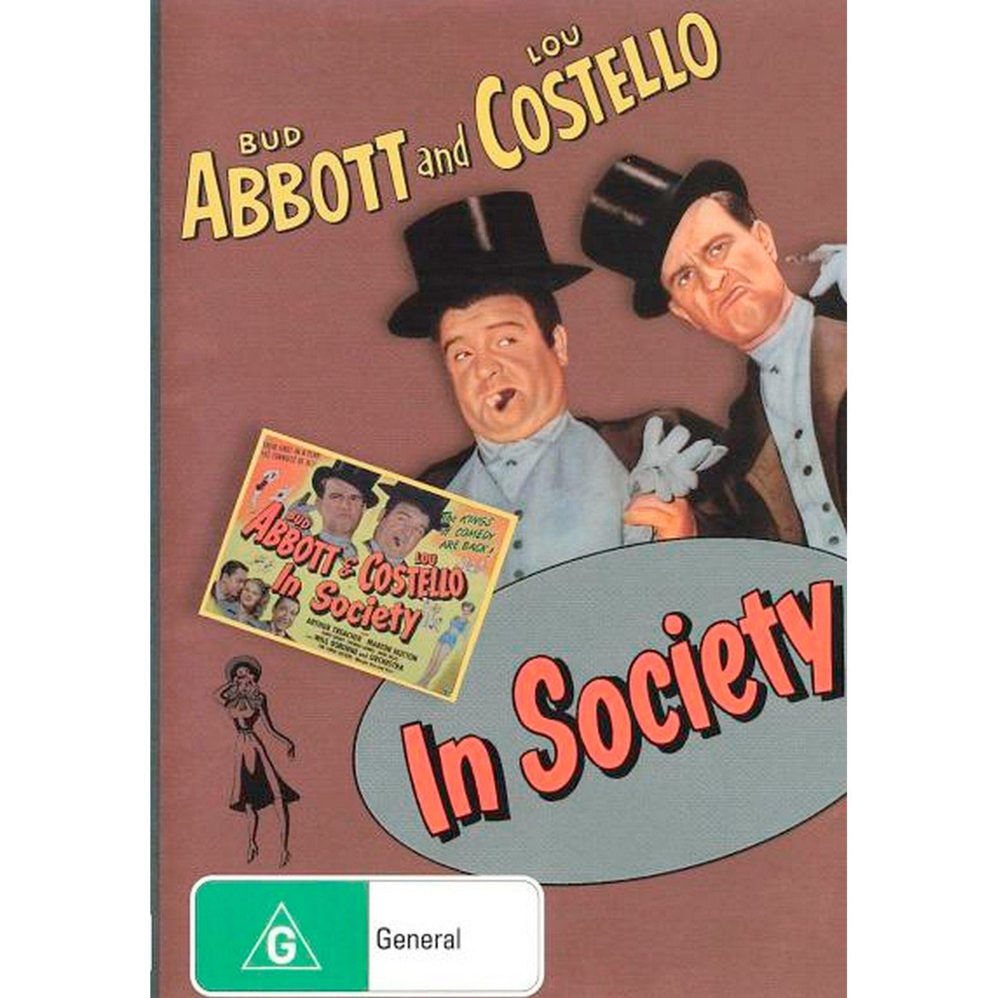 Bud Abbott and Lou Costello: In Society DVD