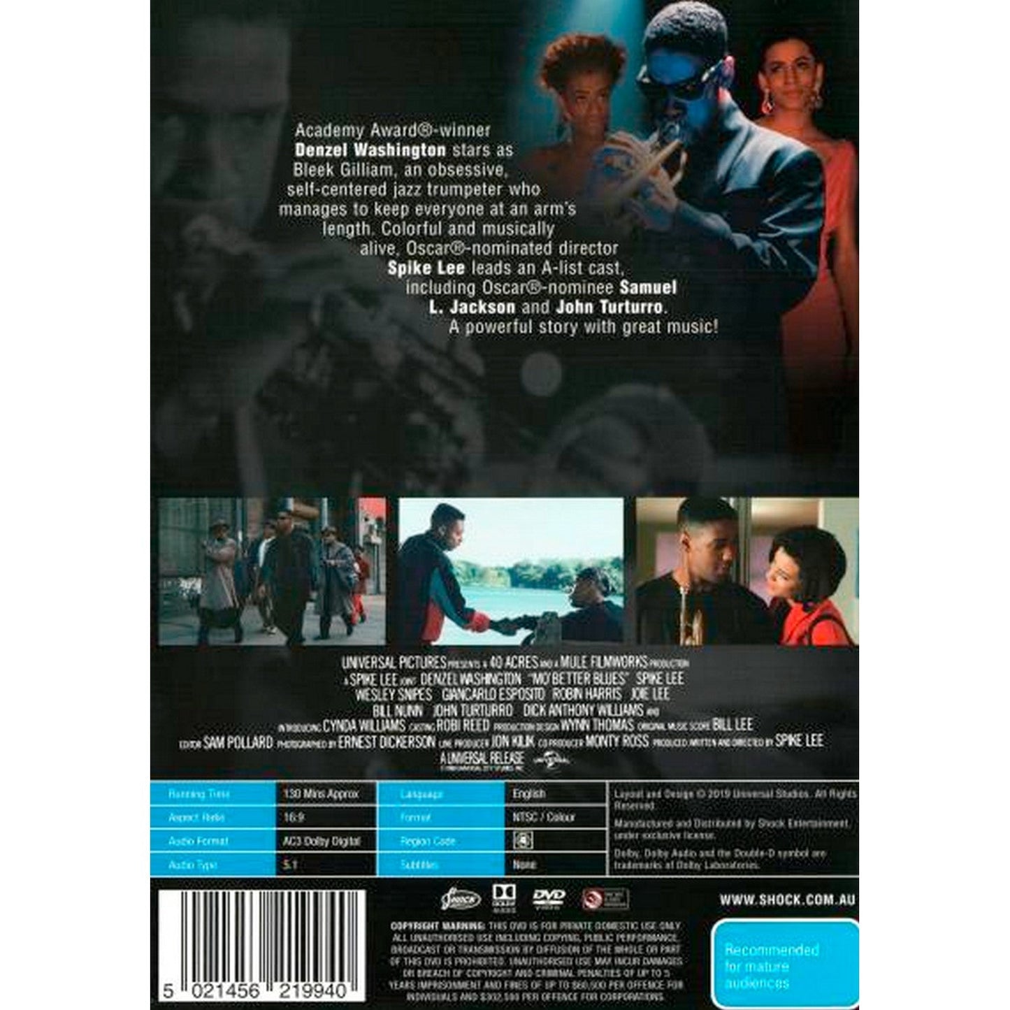 Mo' Better Blues DVD