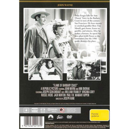 Flame of Barbary Coast (Hollywood Gold Series) DVD