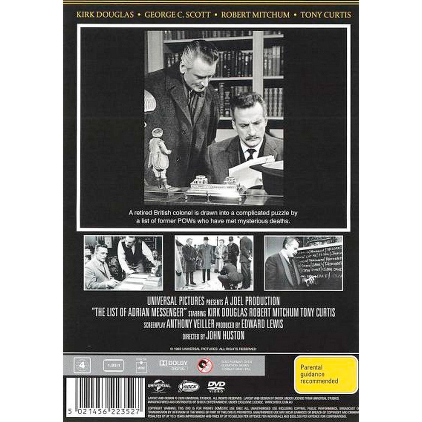 The List of Adrian Messenger (Hollywood Gold Series) DVD