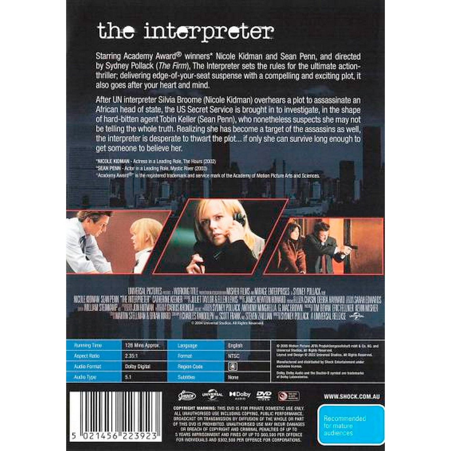 The Interpreter DVD