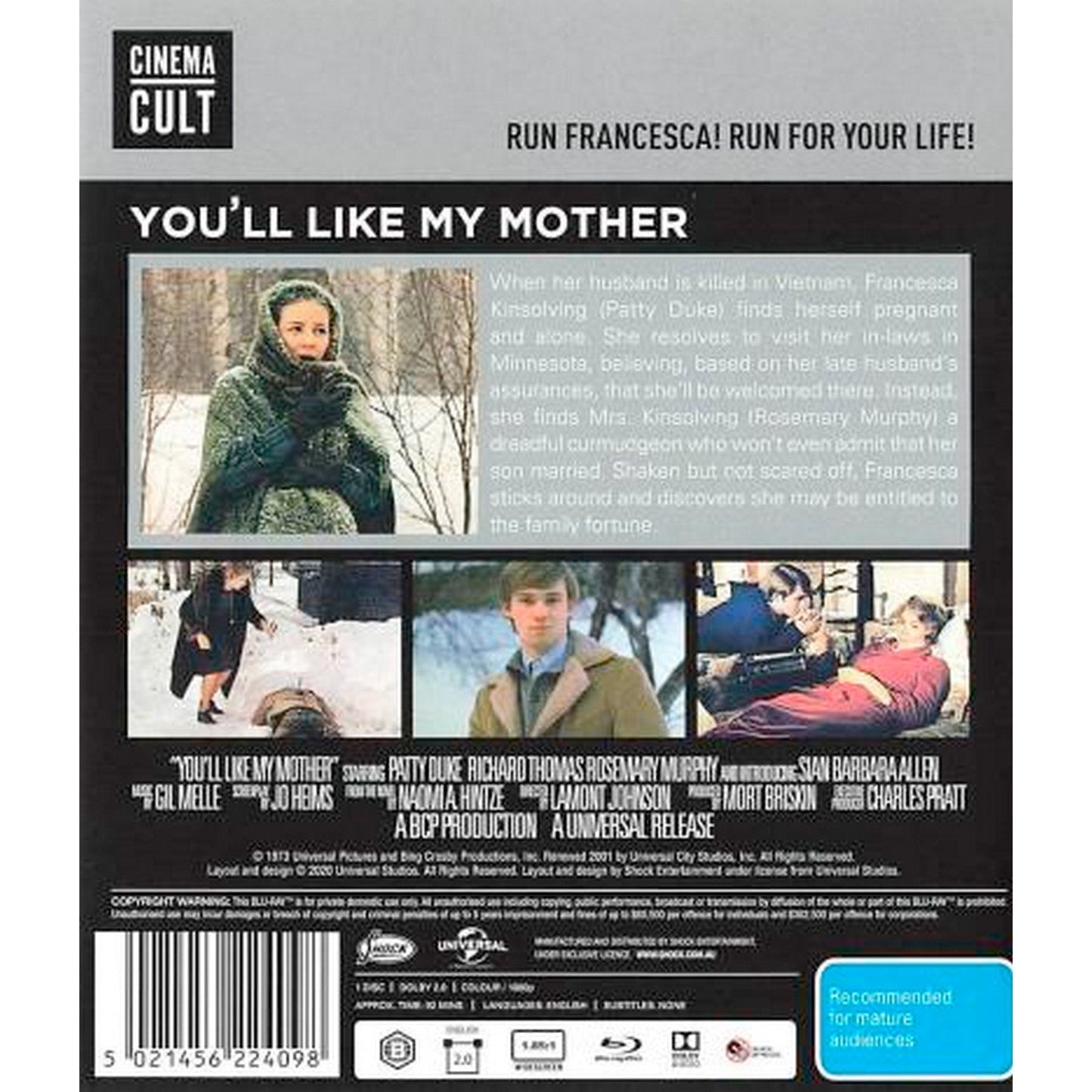 You'll Like My Mother (Cinema Cult) Blu-Ray