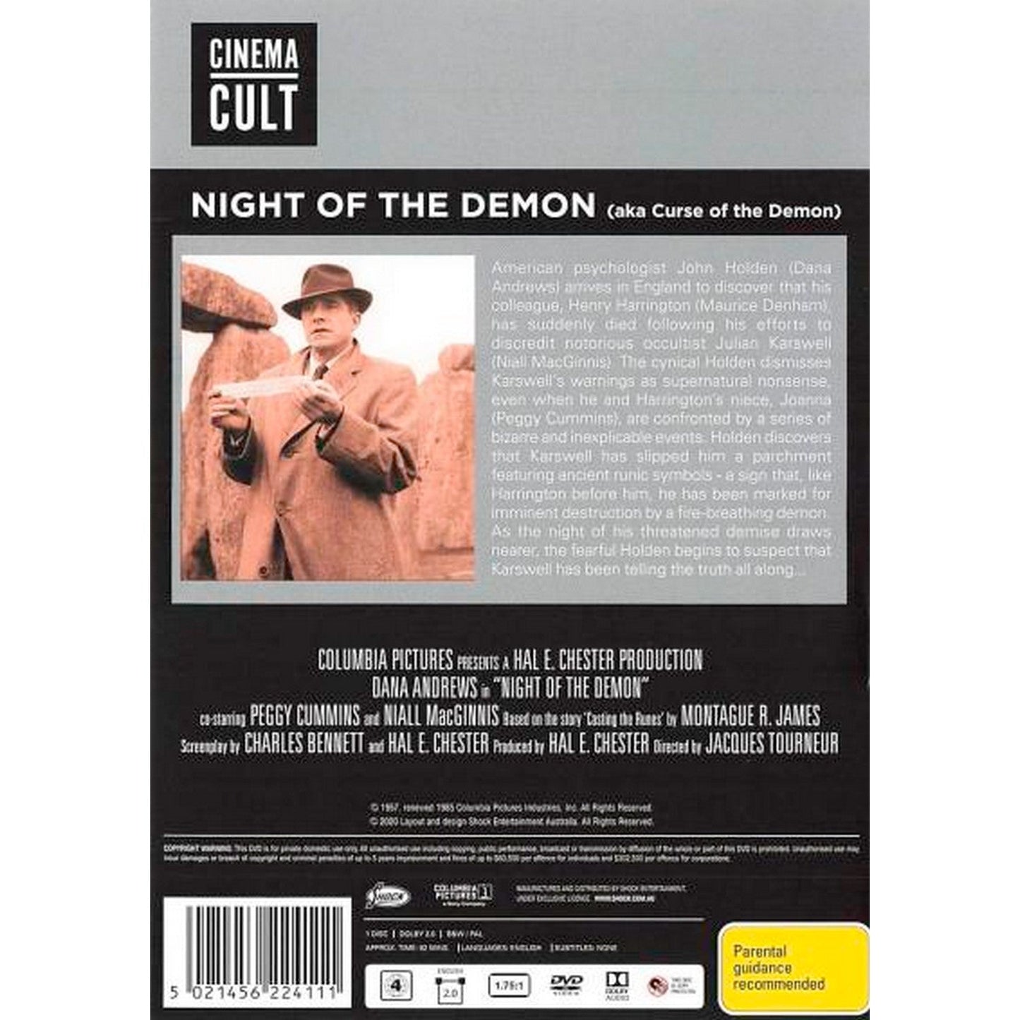 Night of the Demon (Cinema Cult) DVD