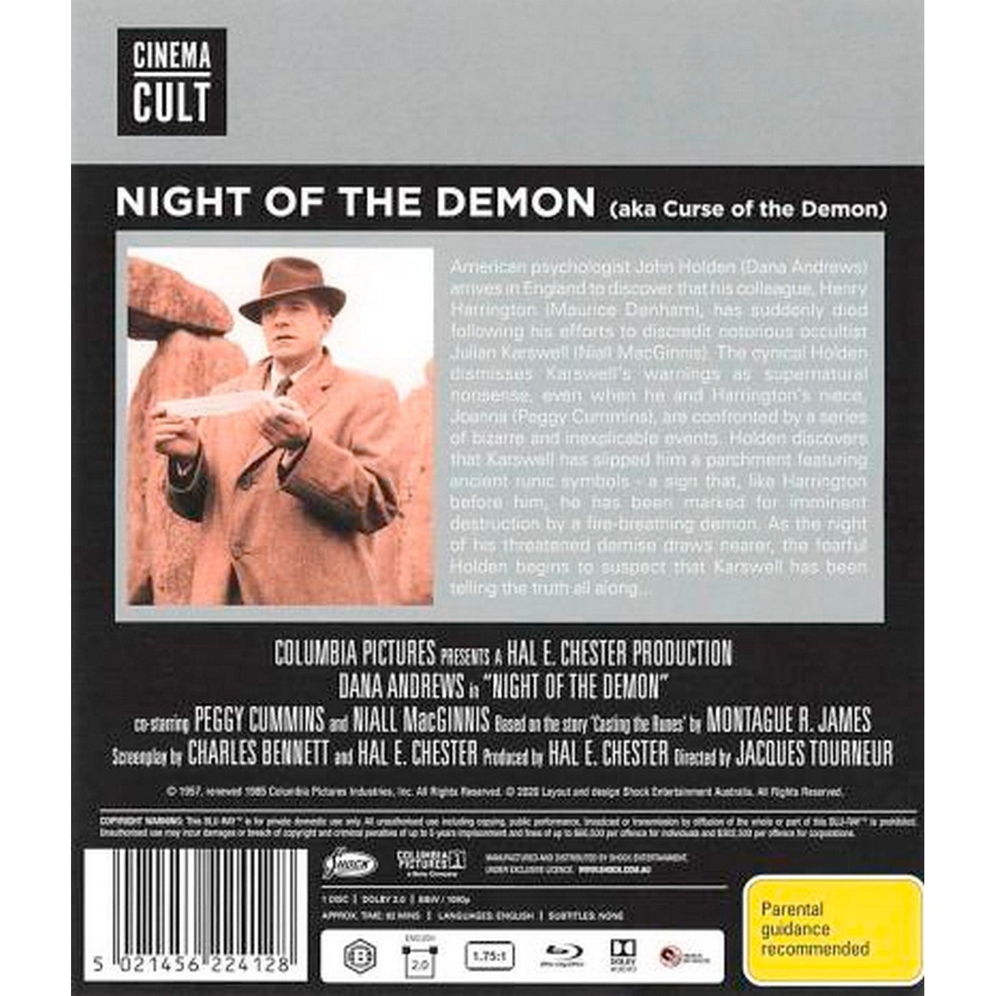 Night of the Demon (Cinema Cult) Blu-Ray