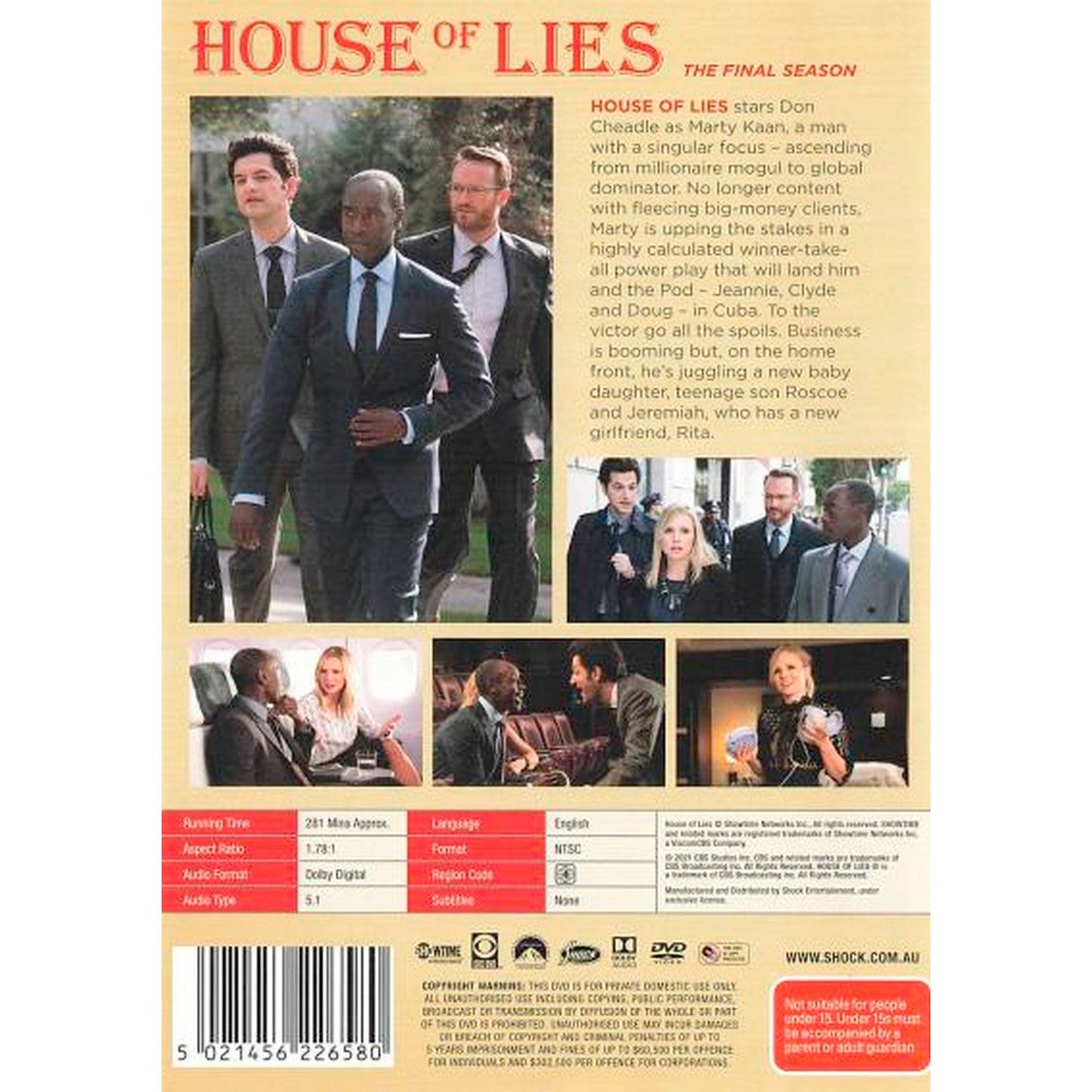 House of Lies: Season 5 (The Final Season) DVD