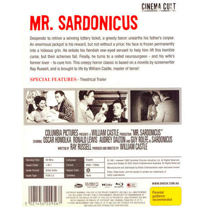 Mr. Sardonicus (Cinema Cult) Blu-Ray