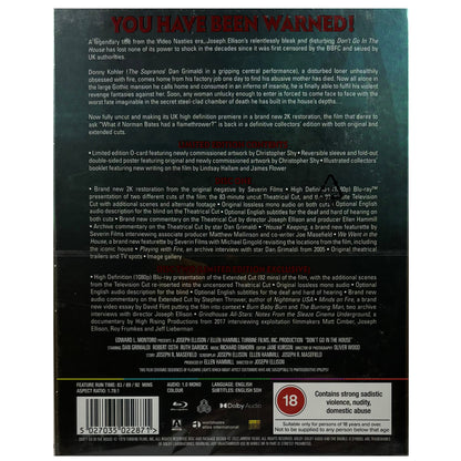 Don't Go in the House Blu-Ray - Limited Edition