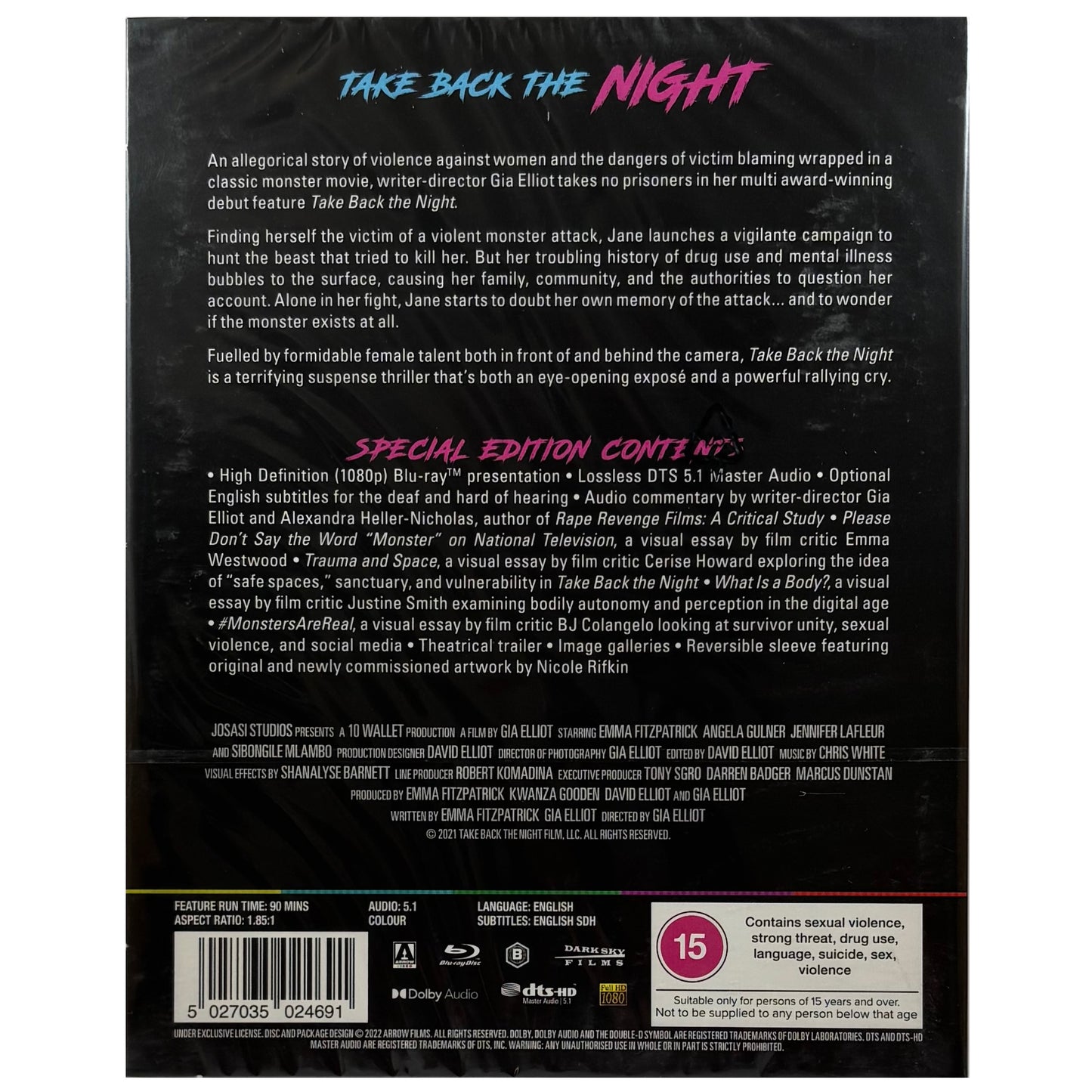 Take Back the Night Blu-Ray - Limited Edition