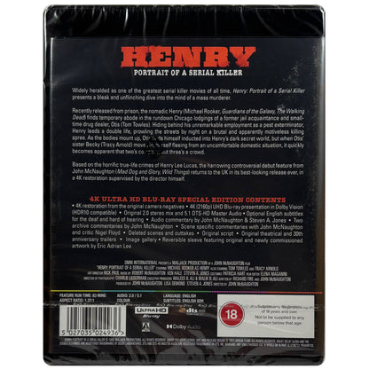 Henry: Portrait of a Serial Killer 4K UltraHD