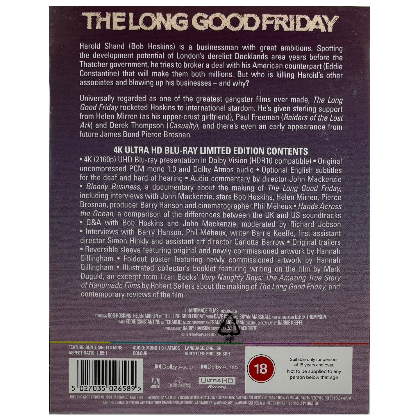 The Long Good Friday 4K UltraHD - Limited Edition