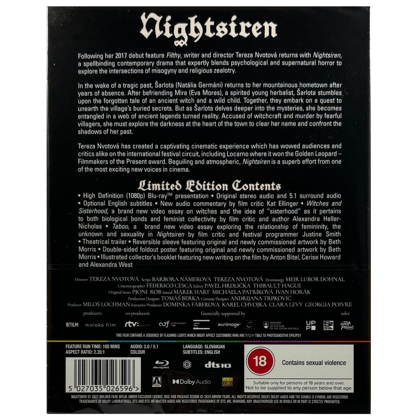 Nightsiren Blu-Ray - Limited Edition