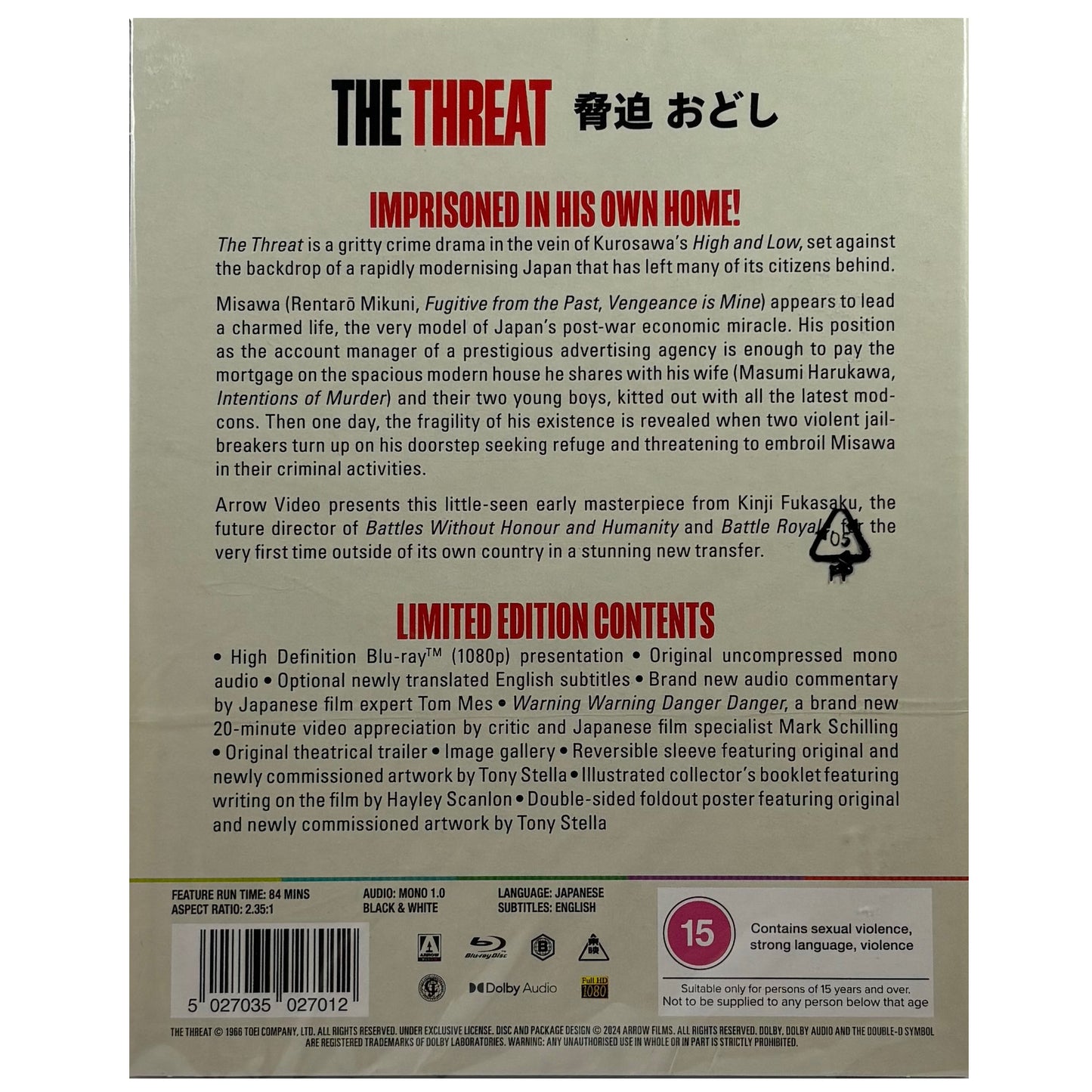 The Threat Blu-Ray - Limited Edition