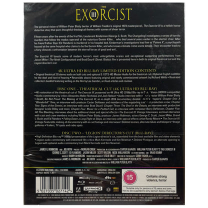 The Exorcist III 4K UltraHD - Limited Edition