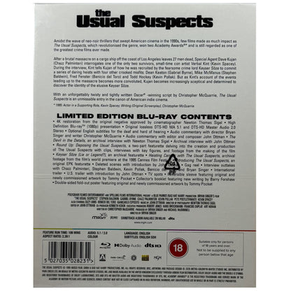 The Usual Suspects Blu-Ray - Limited Edition