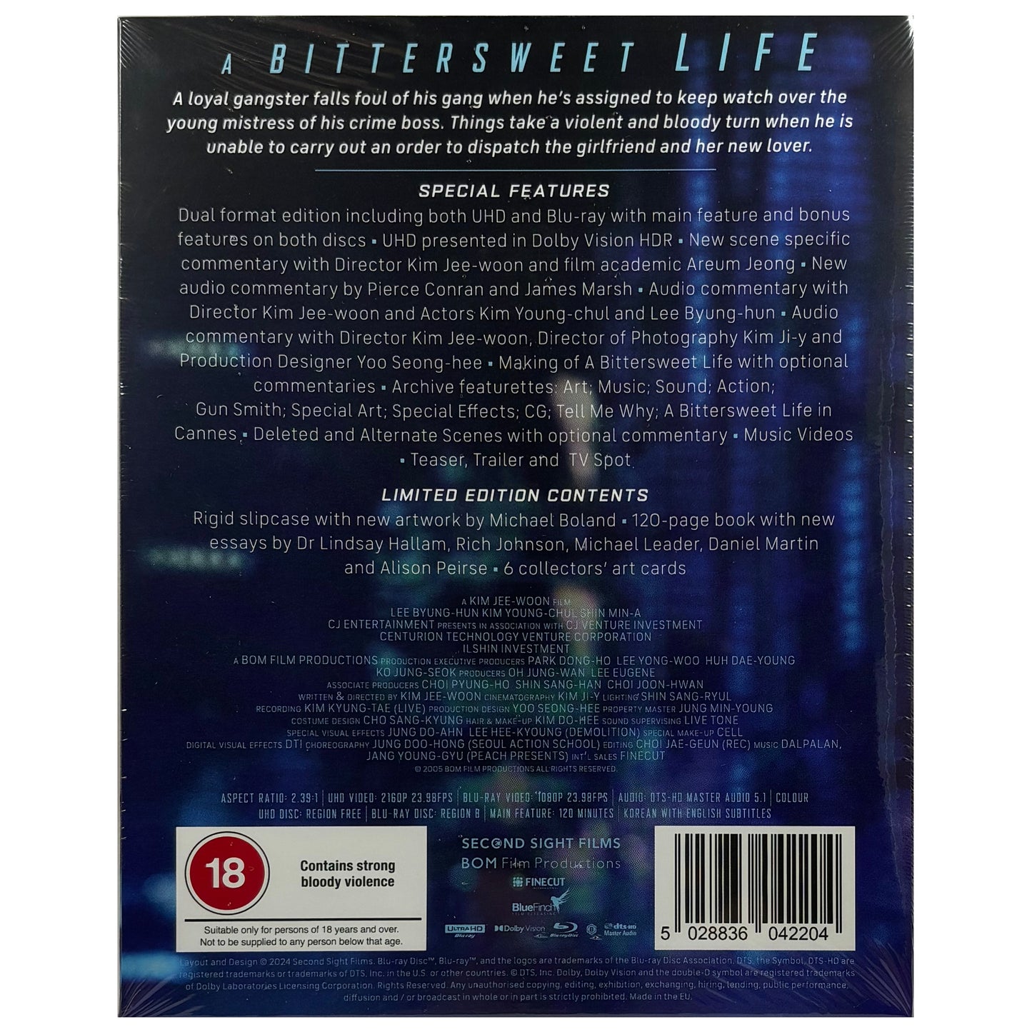 A Bittersweet Life 4K UltraHD + Blu-Ray - Limited Edition