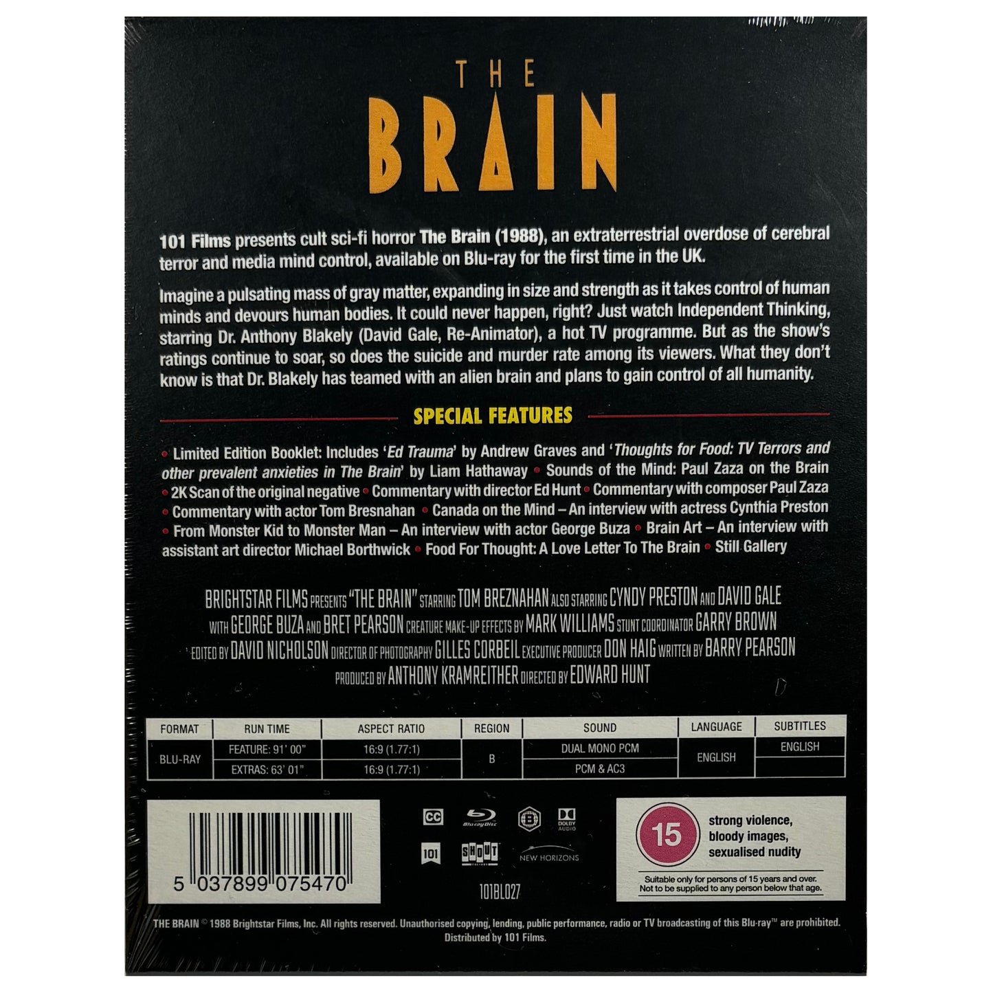 The Brain Blu-Ray - Limited Edition