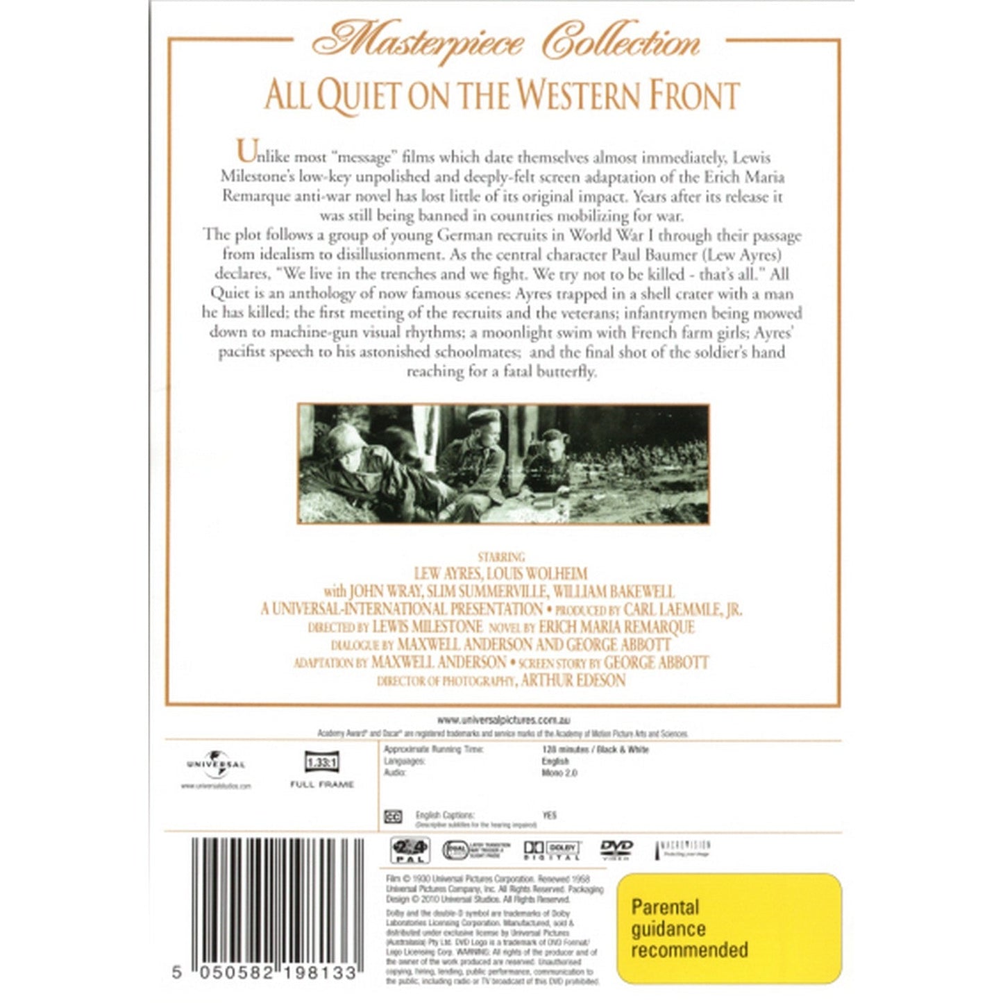 All Quiet on the Western Front (1930) DVD