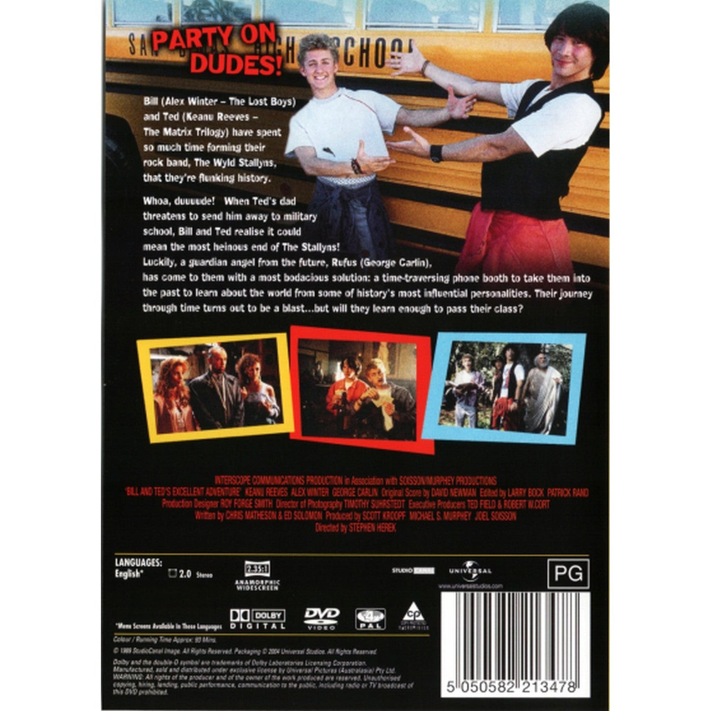 Bill & Ted's Excellent Adventure DVD