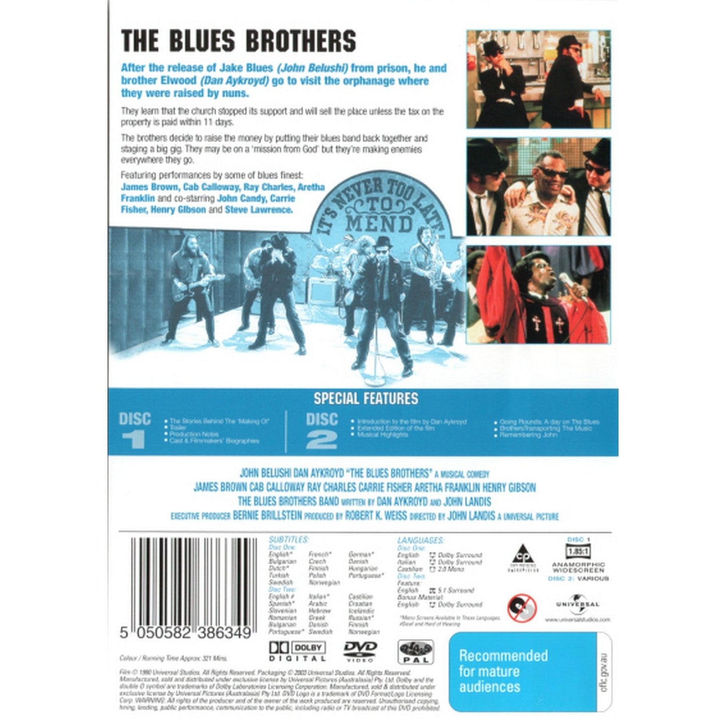 The Blues Brothers (2 Disc 25th Anniversary Edition) DVD