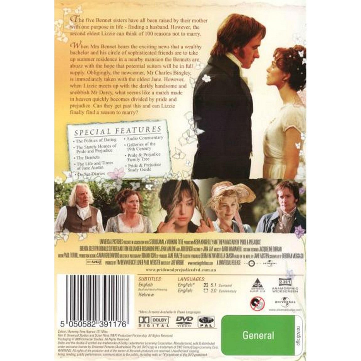 Pride & Prejudice (2005) DVD