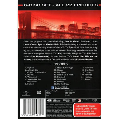 Law & Order: Special Victims Unit - Year 1 DVD