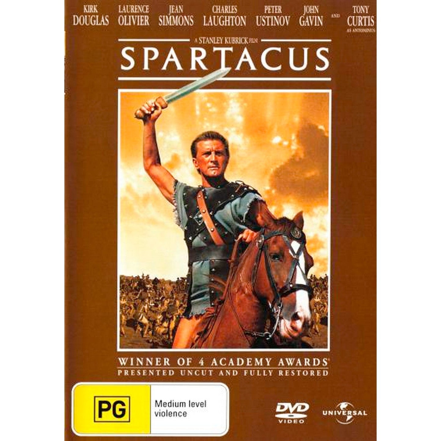 Spartacus (1960) DVD