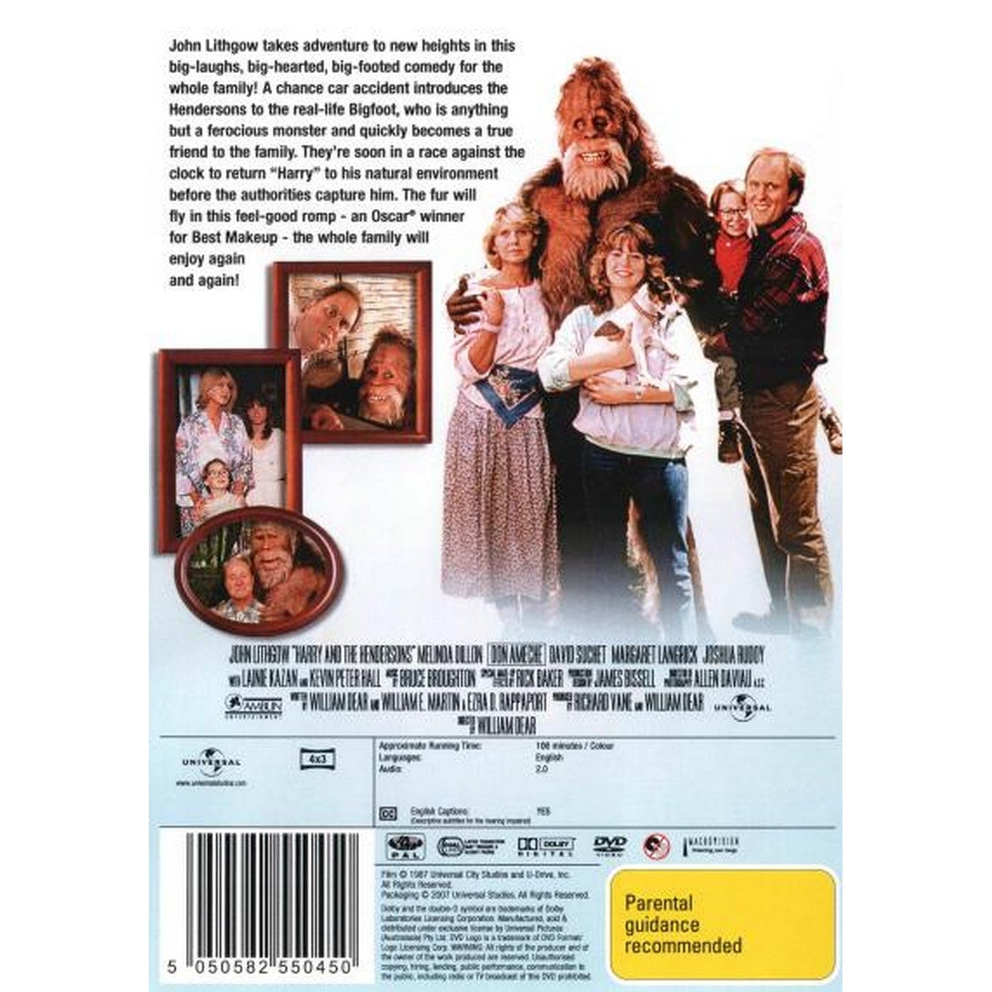 Harry and the Hendersons DVD