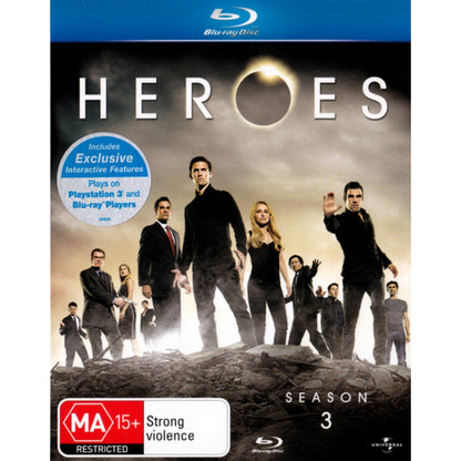 Heroes: Season 3 Blu-Ray