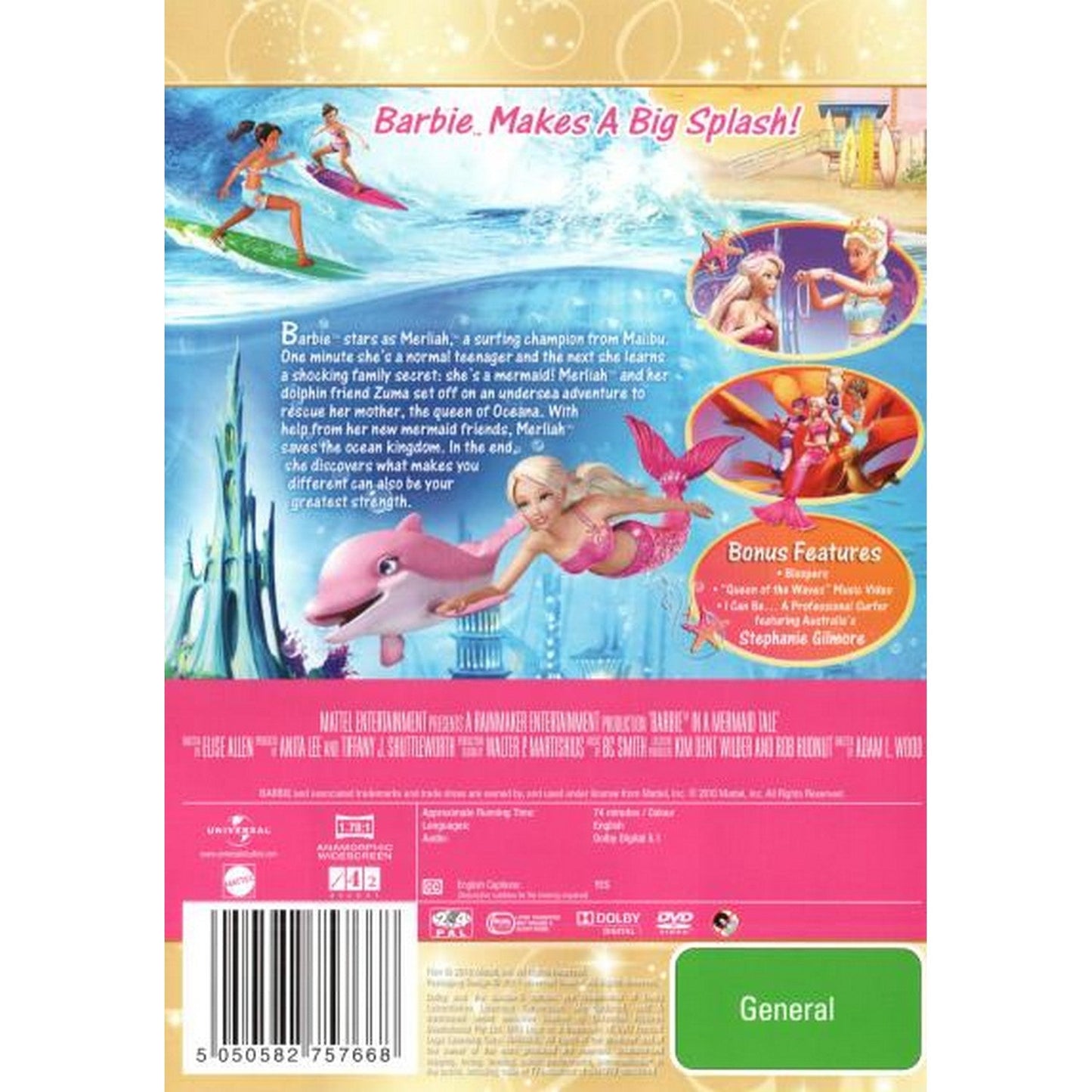 Barbie: A Mermaid Tale DVD