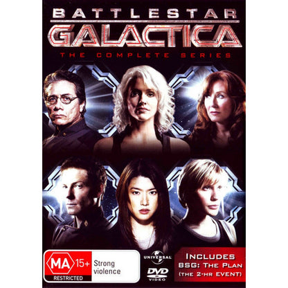 Battlestar Galactica (2004): The Complete Series / Battlestar Galactica: The Plan (2009) DVD Box Set