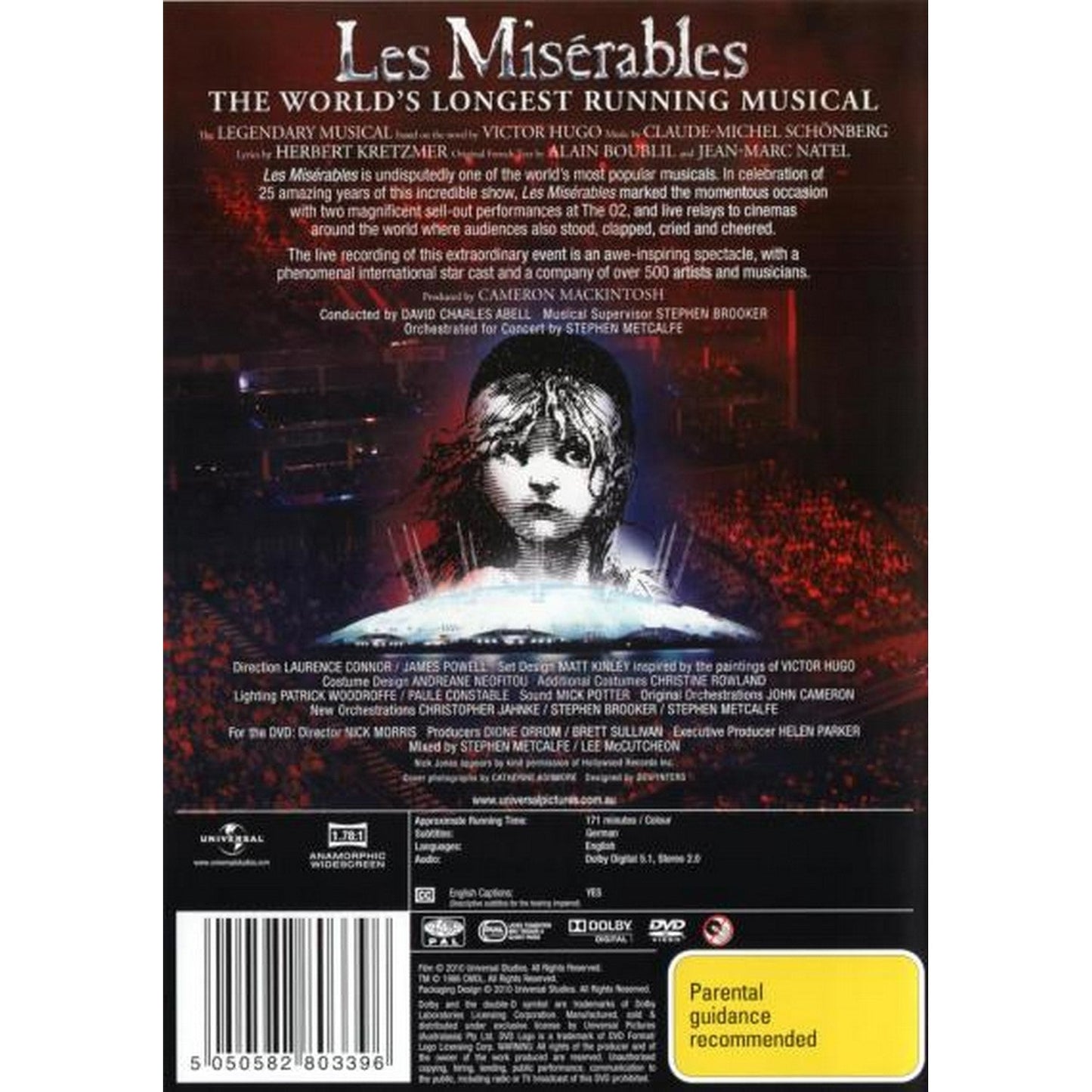 Les Miserables (2010): The Musical Event of a Lifetime (In Concert: The 25th Anniversary) DVD