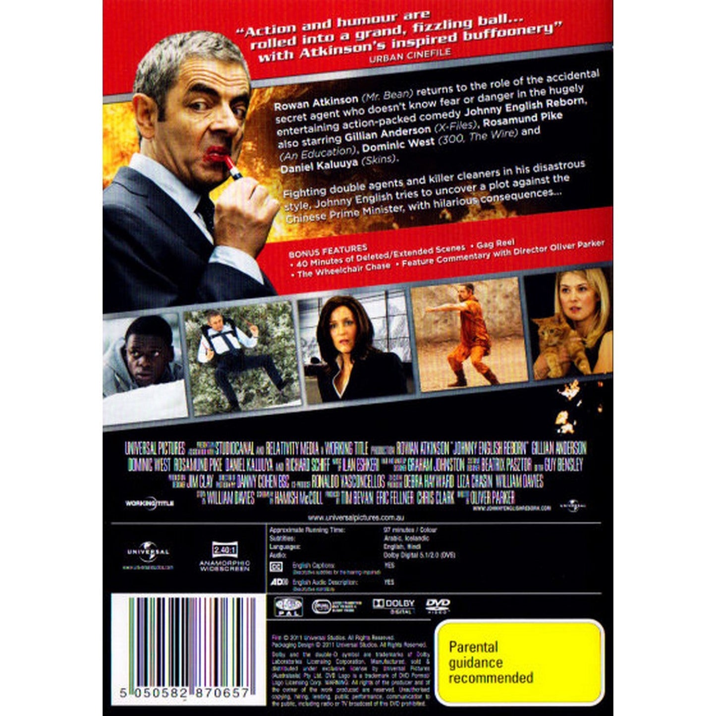 Johnny English Reborn DVD