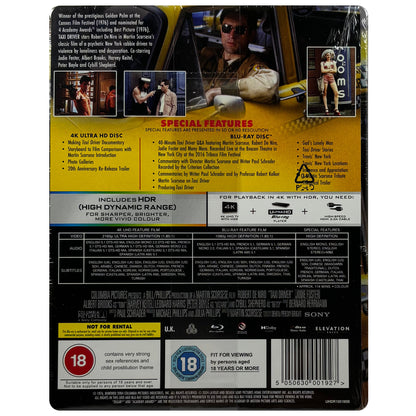 Taxi Driver 4K + Blu-Ray Steelbook