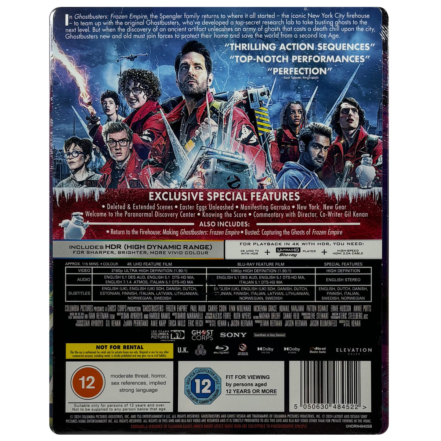 Ghostbusters: Frozen Empire 4K + Blu-Ray Steelbook