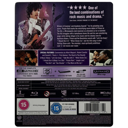 Purple Rain 4K + Blu-Ray Steelbook - 40th Anniversary Release