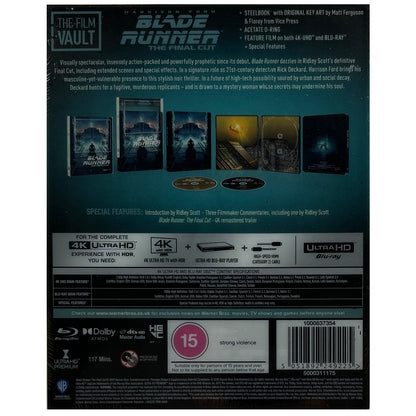 Blade Runner 4K + Blu-Ray Steelbook - The Film Vault Range