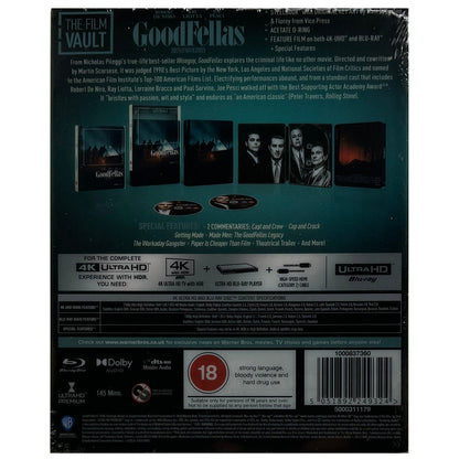 GoodFellas 4K + Blu-Ray Steelbook - The Film Vault Range