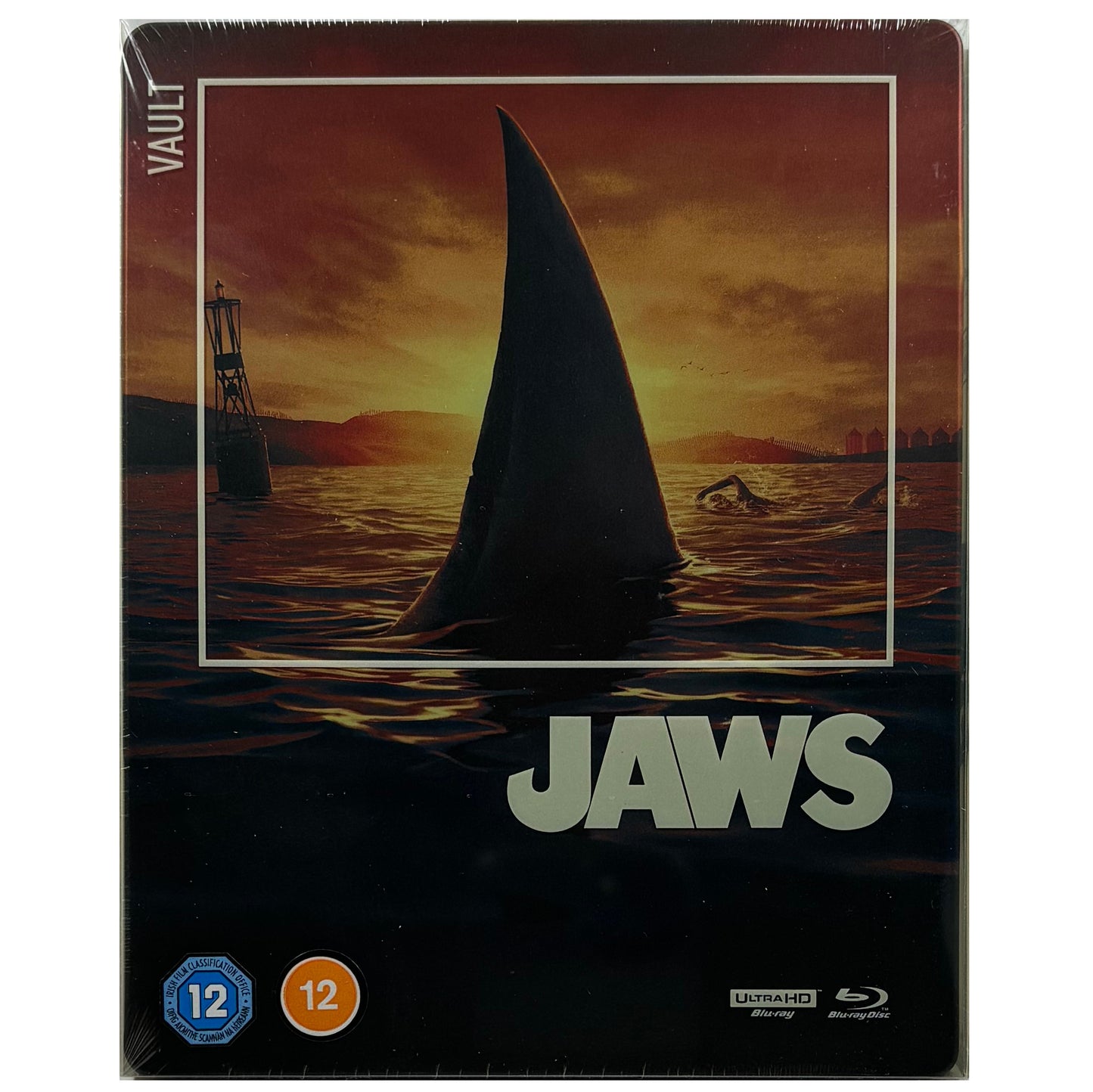 Jaws 4K + Blu-Ray Steelbook - The Film Vault Range