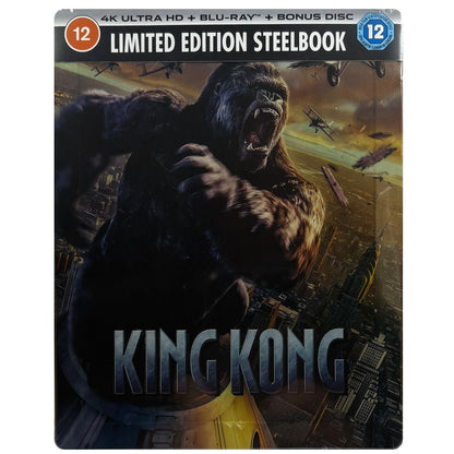 King Kong 4K + Blu-Ray Steelbook **Dent on Front Cover**