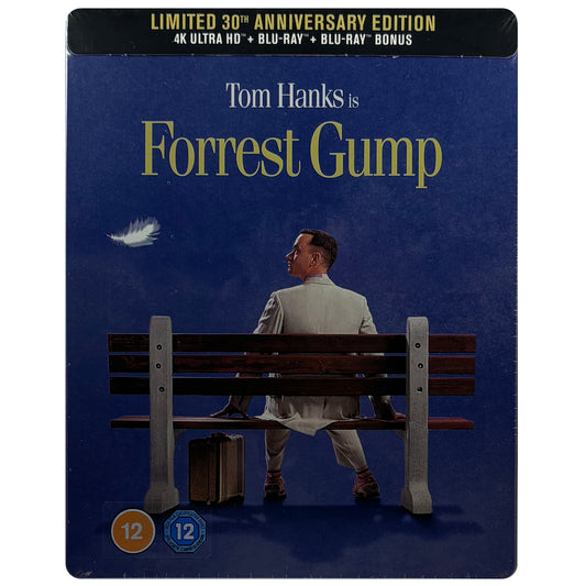 Forrest Gump 4K + Blu-Ray Steelbook - 30th Anniversary Release